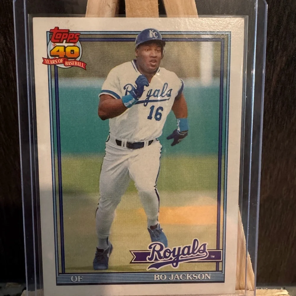 Bo Jackson Vintage Baseball Card Lot – Donruss, Topps, Score, 9 cards - Picture 7 of 15